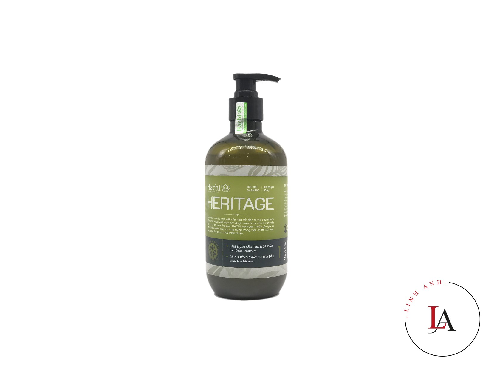 Dầu gội Hachi Heritage tóc dầu 500ml